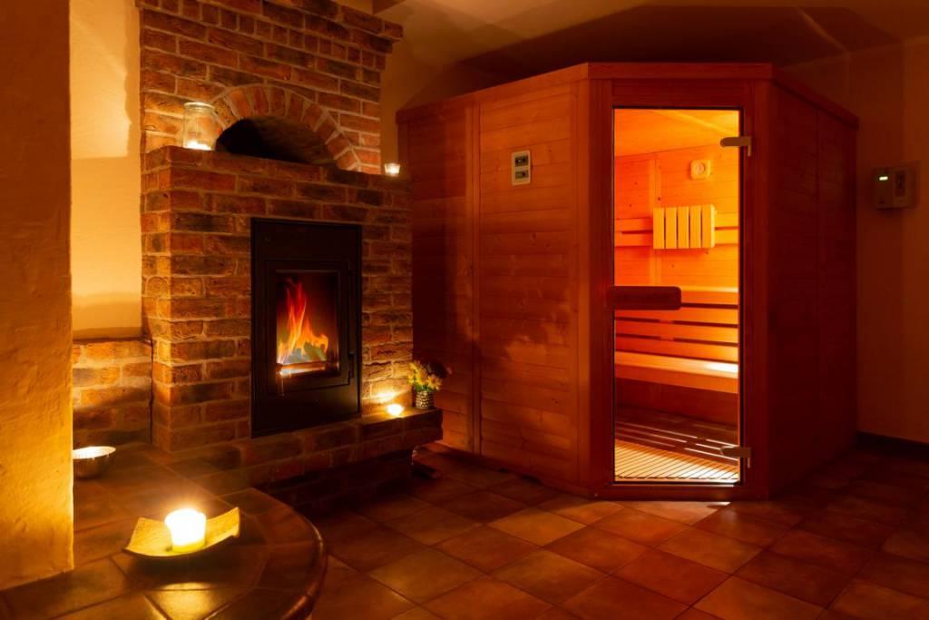 Blocksauna aus finnischer Fichte